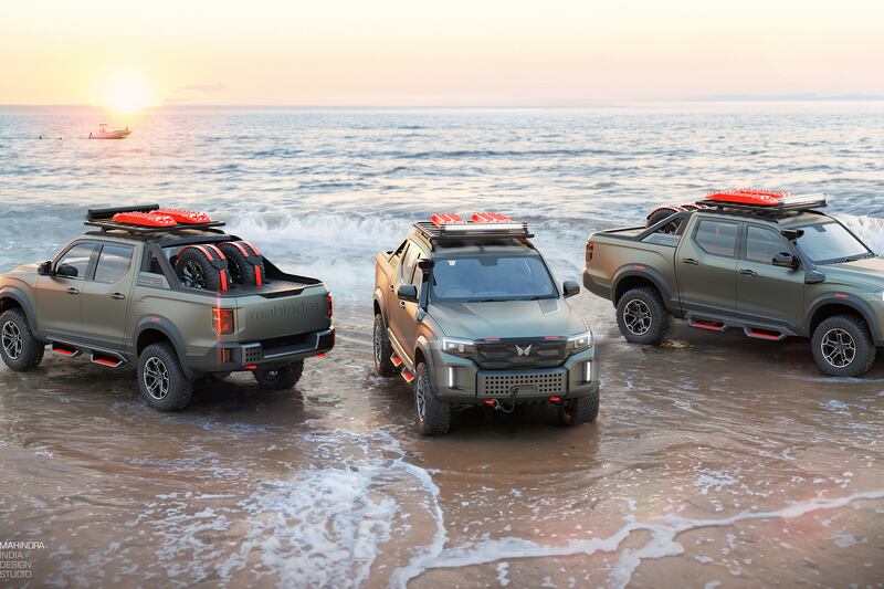 With its stylish and assertive looks, the Mahindra Global Pik Up concept could be a true rival to the VW Amarok, Ford Ranger and Toyota Hilux.