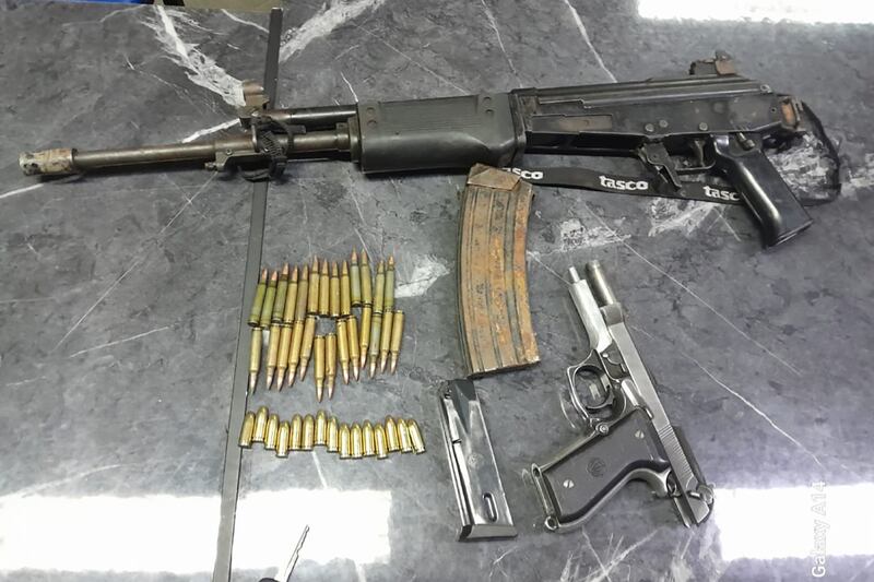 Three suspects were arrested after four police firearms - one R5 assault rifle, two shotguns and a Z88 service pistol - were stolen from Petrusville police station in the Northern Cape on Monday night while on duty officers were allegedly sleeping.