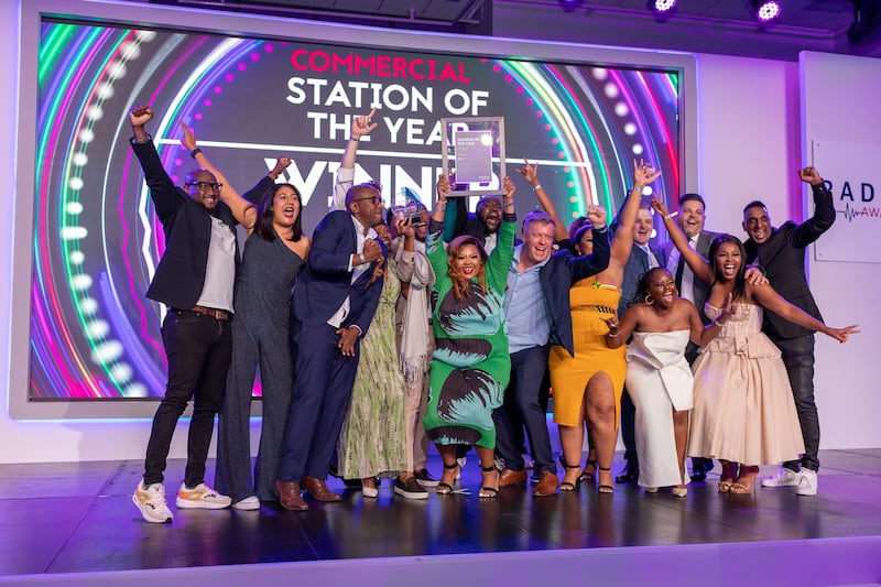 The team from 947 FM, the winner of the Station of the Year award in the Commercial category at the 2022 Radio Awards.