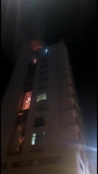 Durban University of Technology students had to evacuate their residence on Monday night when the building caught alight.